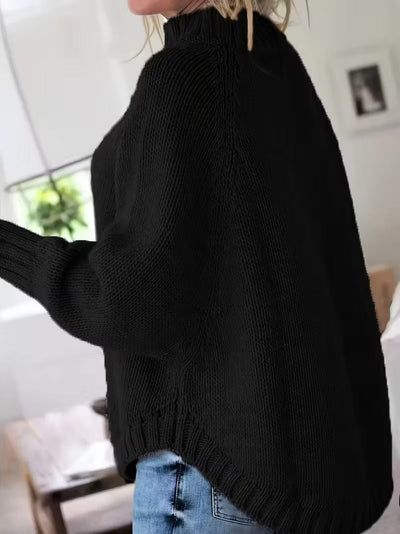 Pamella – Übergrösse Pullover Mit Zopfmuster