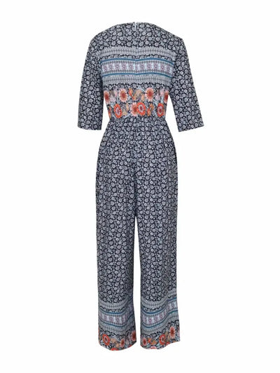 Nerina Vintage Jumpsuit Im Boho Stil Mit Blumen