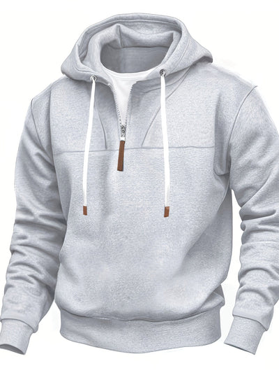 Kolton - Kapuzenpullover mit halbem Reissverschluss