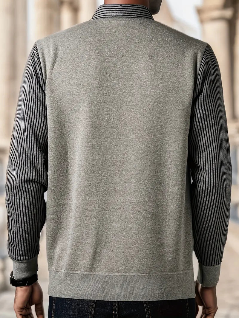 Leroy - Casual Pullover mit langen Ärmeln aus Strick