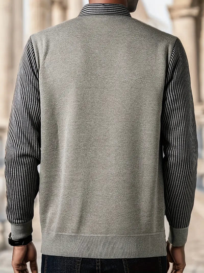 Leroy - Casual Pullover mit langen Ärmeln aus Strick