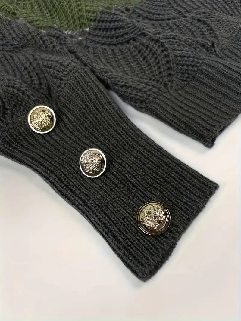 Renilda™| Eleganter Strickpullover Mit V-Ausschnitt