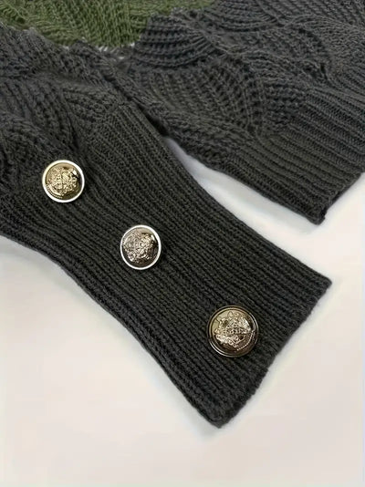 Renilda™| Eleganter Strickpullover Mit V-Ausschnitt