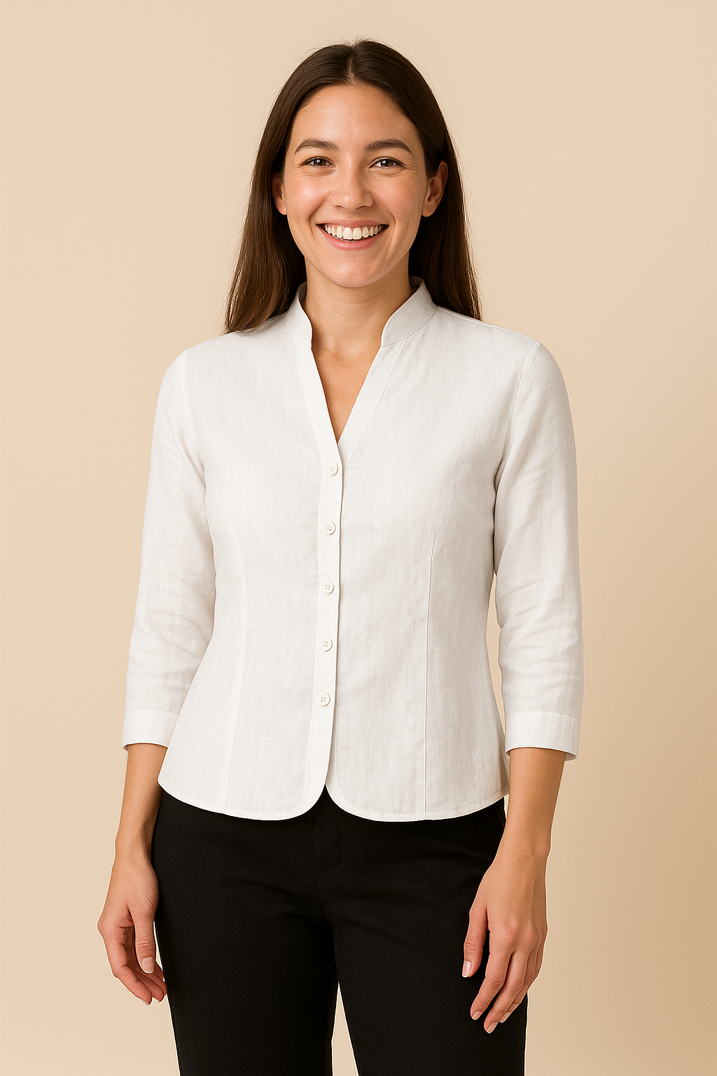 HERBERGER | Damen Blazer im Leinenstil leicht und sommerlich für Büro, Feste & Freizeit