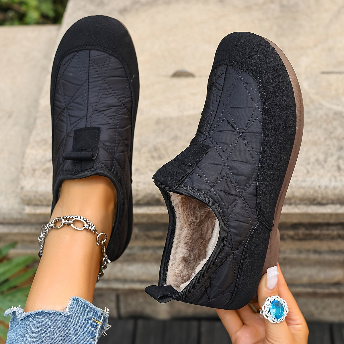 Darelina - Bequeme Winterstiefel mit rutschfester Sohle