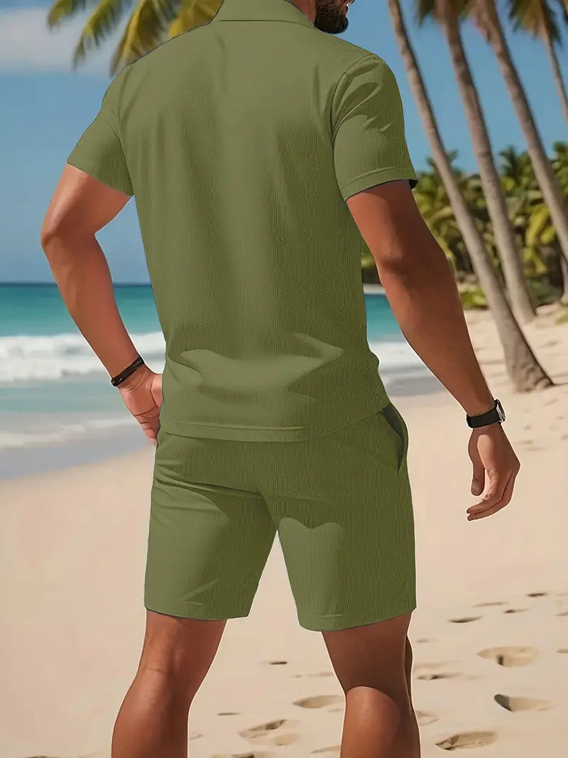 Kelvin Lässiges Zweiteiliges Sportset