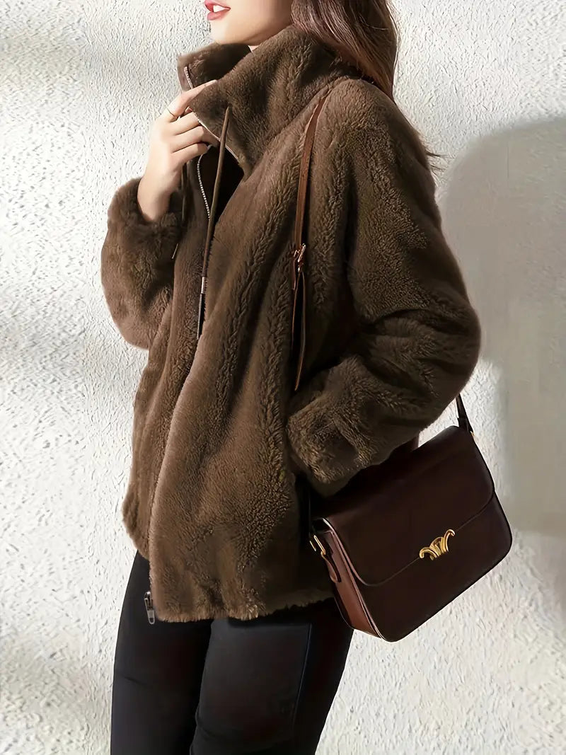 Maliza™ Stilvolle Fleece Jacke