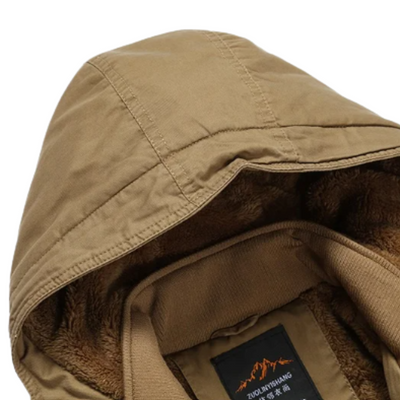 Elegante Baumwollgefütterte Winterjacke