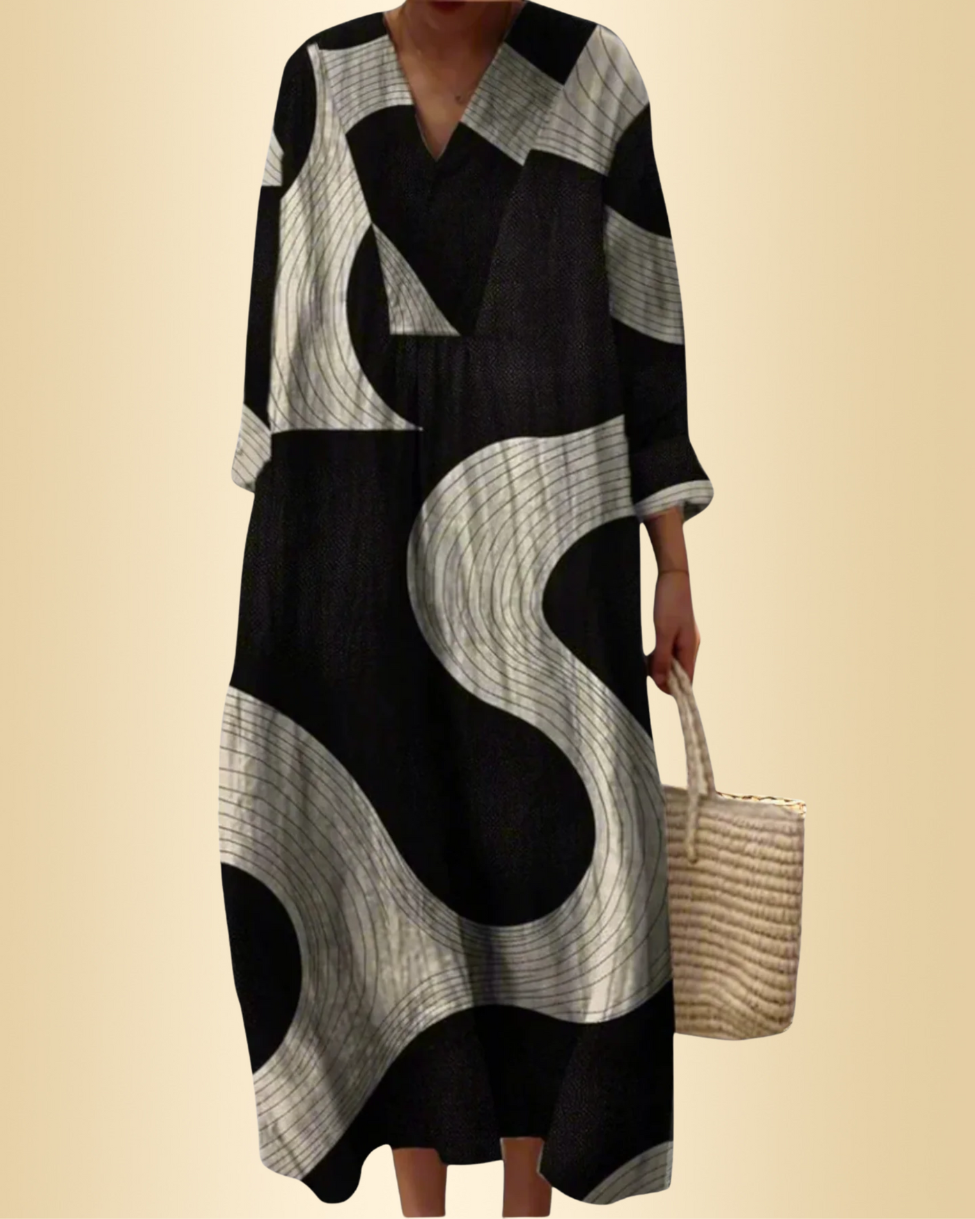 Oda™ | Elegantes Geometrisches Kleid