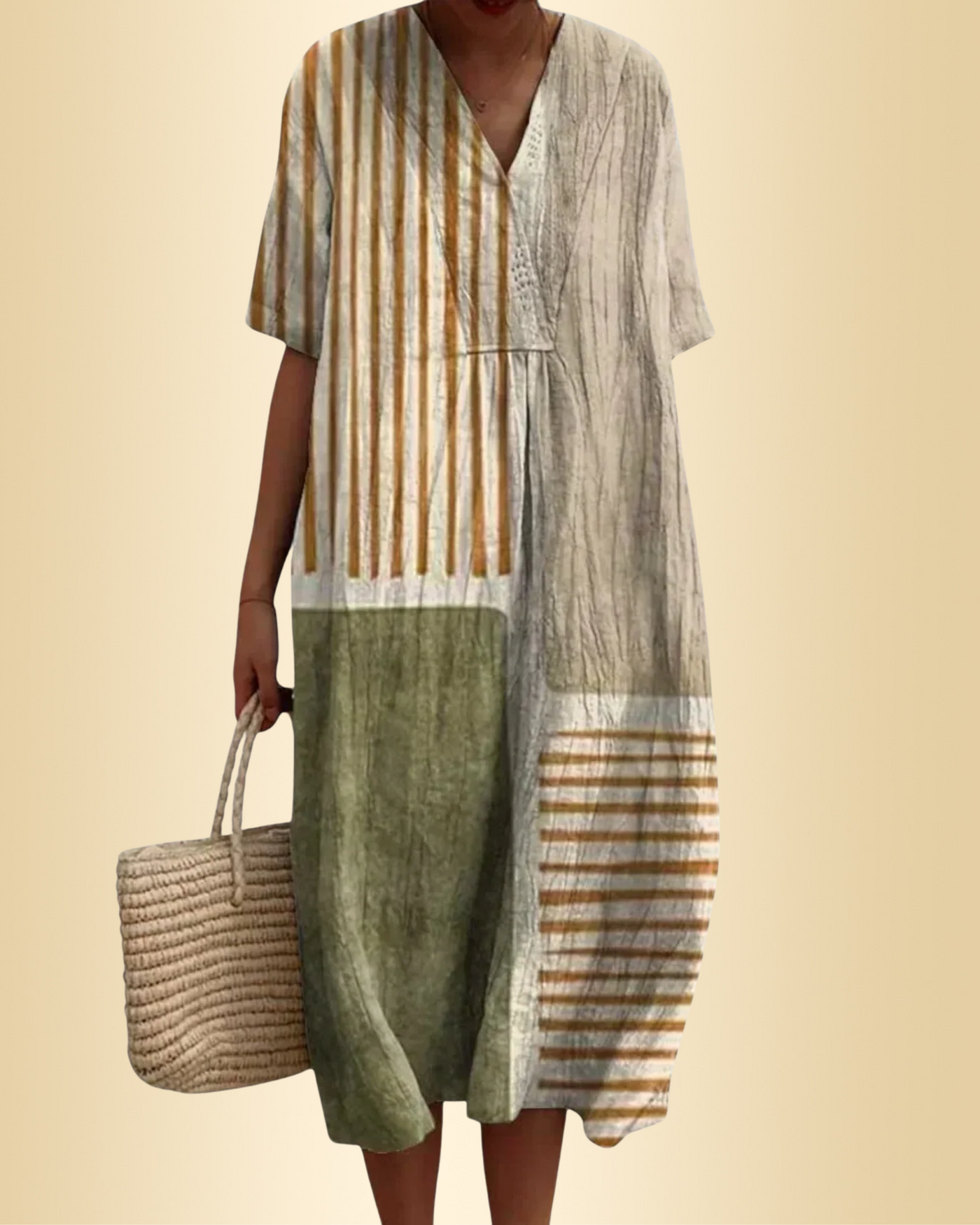 Anja ™ | Elegantes geometrisches Kleid