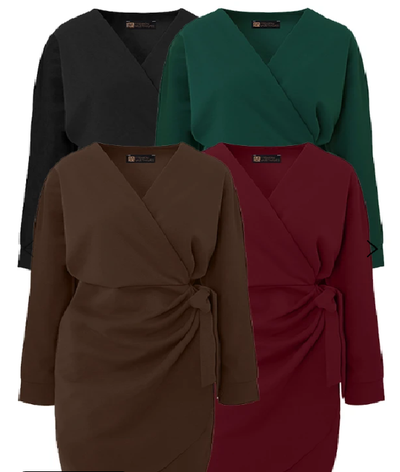 Scuba | Langarmkleid Glitzer