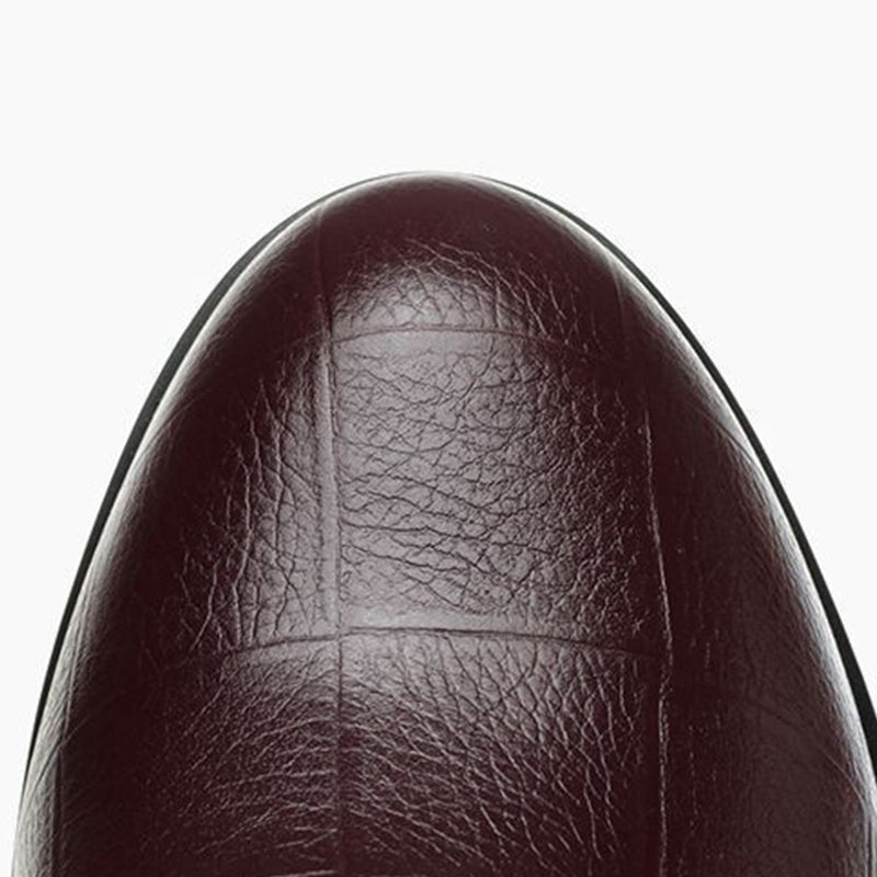 Elegante Slip-On Keilschuhe aus Leder