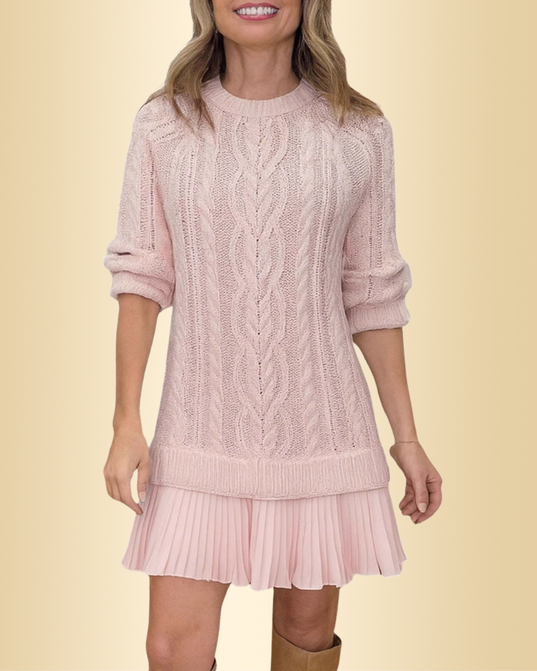 Nadine™ Strickkleid-Pullover