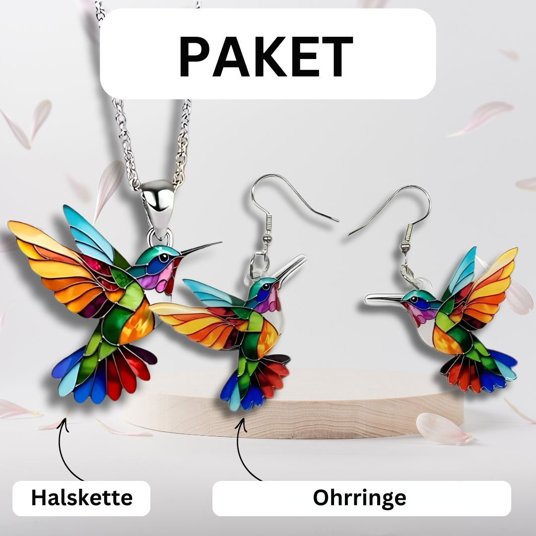 Samantha - Elegante Kolibri Halskette