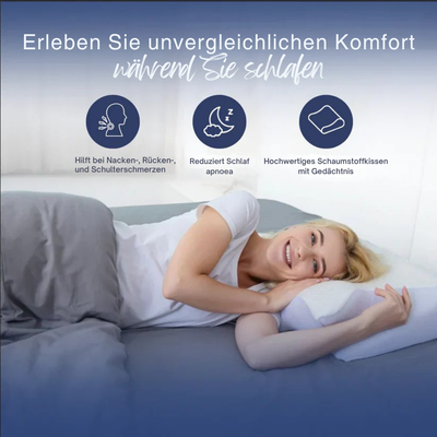 ErgoPillow - Ergonomische Stütze für die ganze Nacht