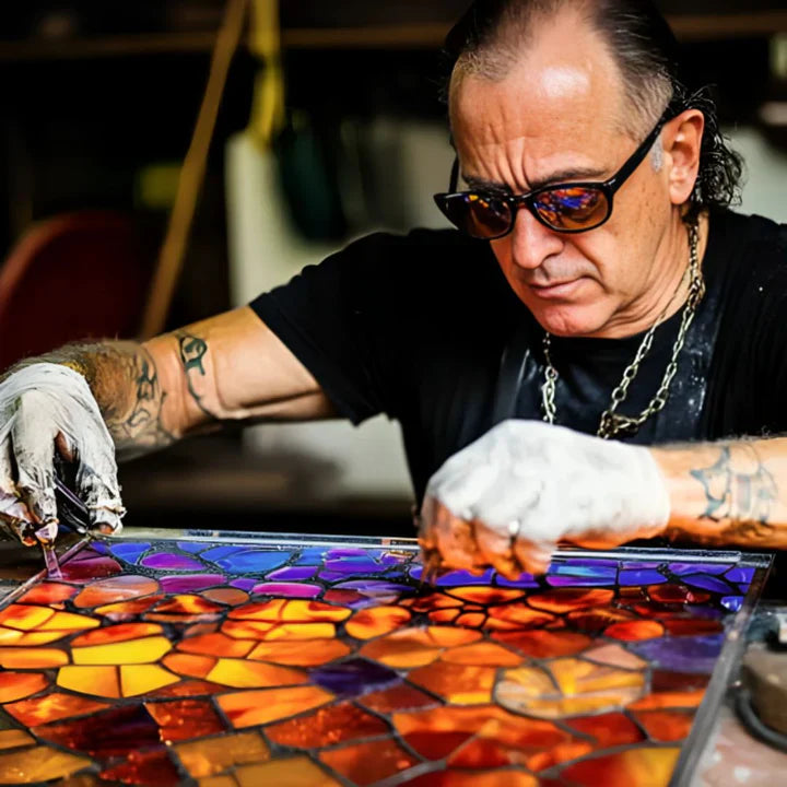 Mira™ | Verzaubernde bunte Glaskatze Lampe