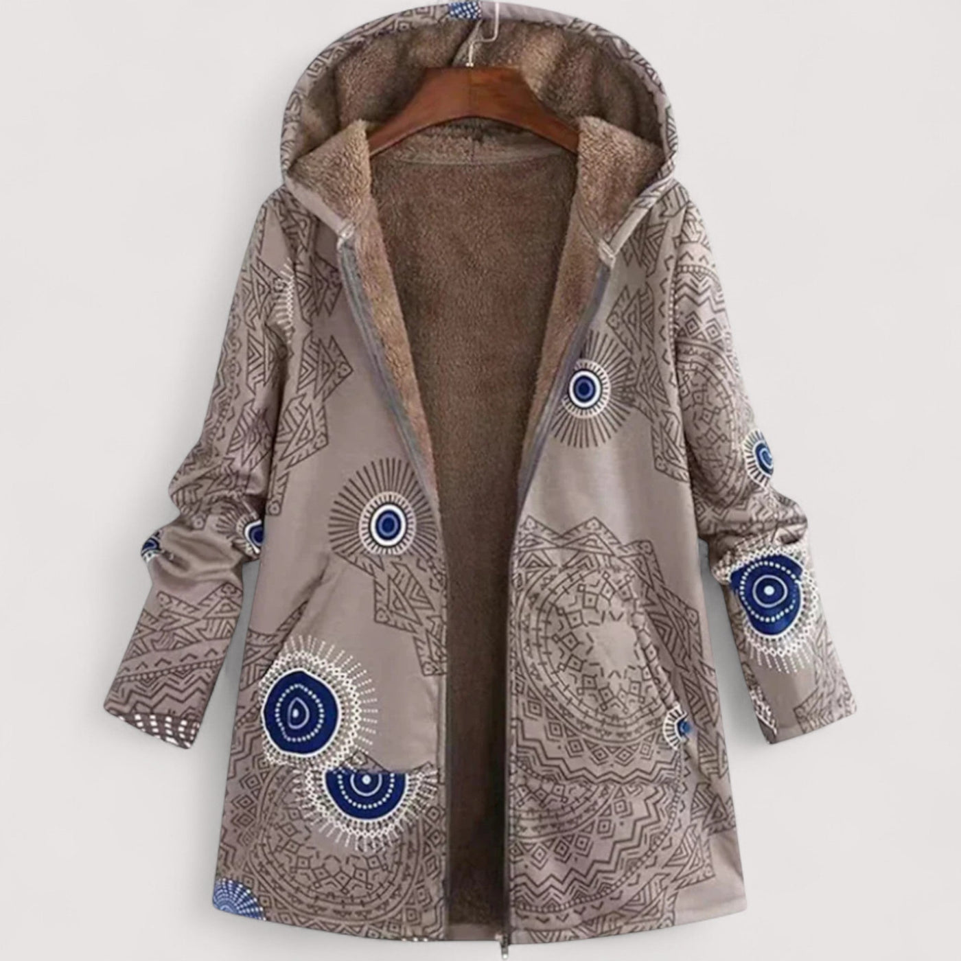 Christina™ Kuschelige Kapuzenjacke