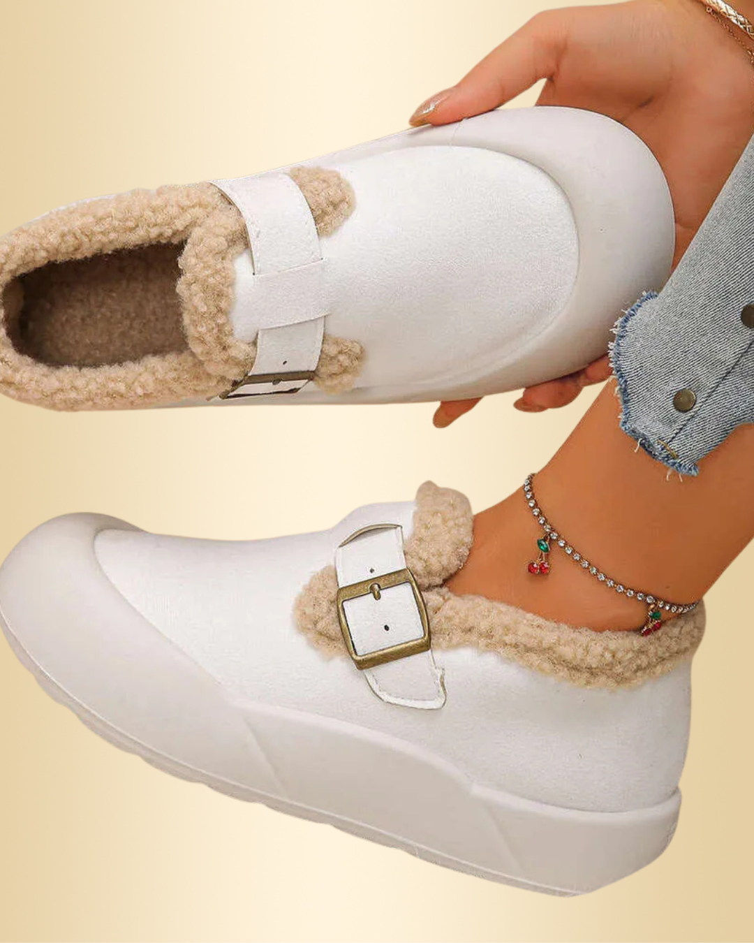 Peggy – Bequeme Schuhe Mit Fleecefutter