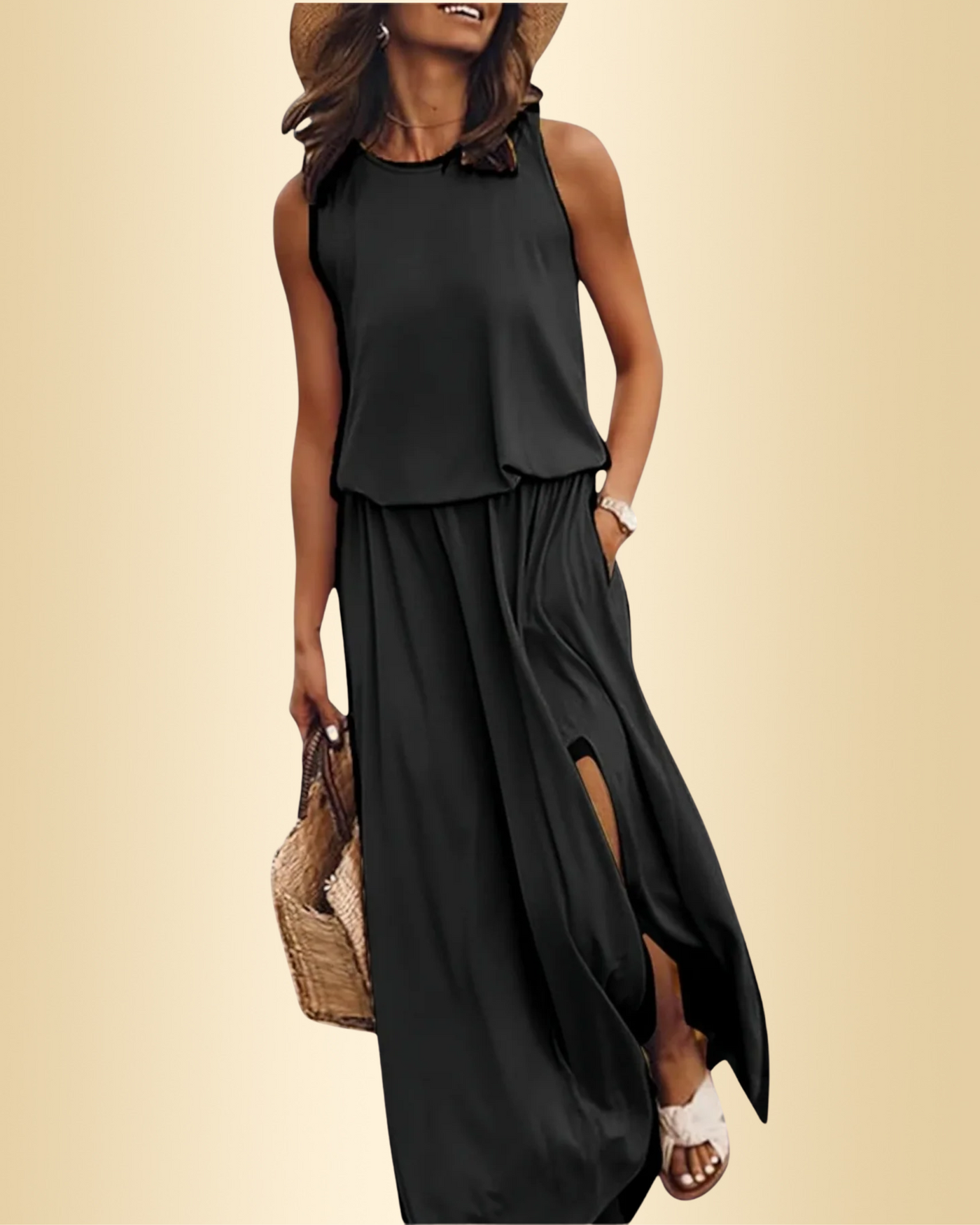 Kristin™ | Sommerkleid mit Schlitz