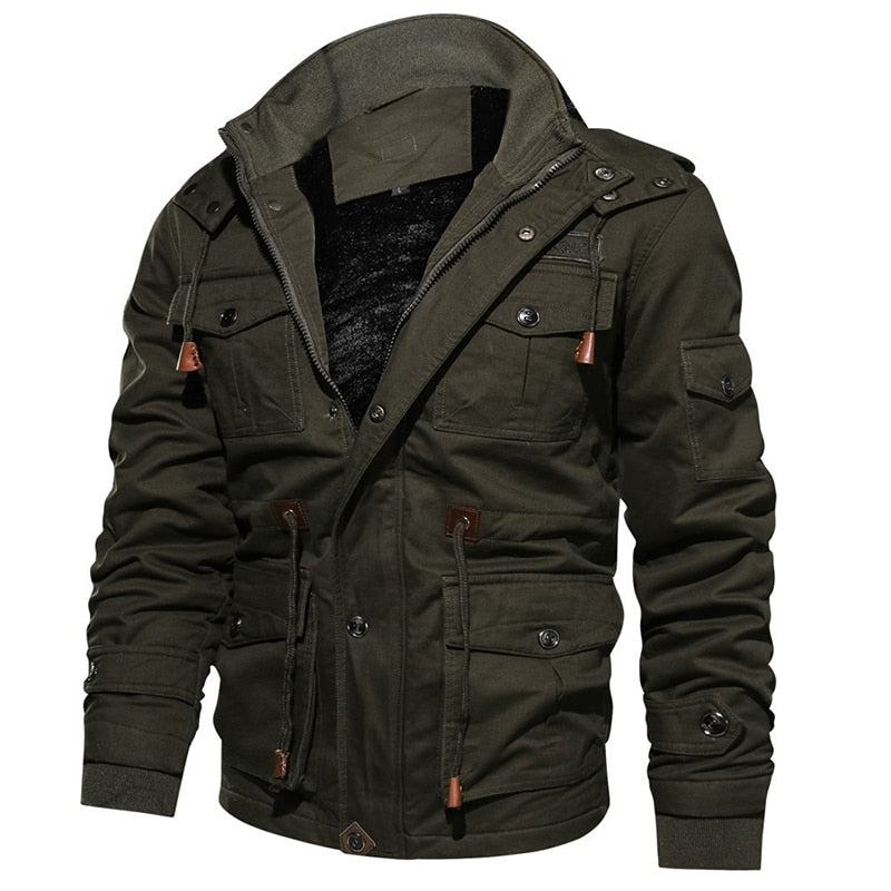 Hermann Elegante Kapuzen Jacke