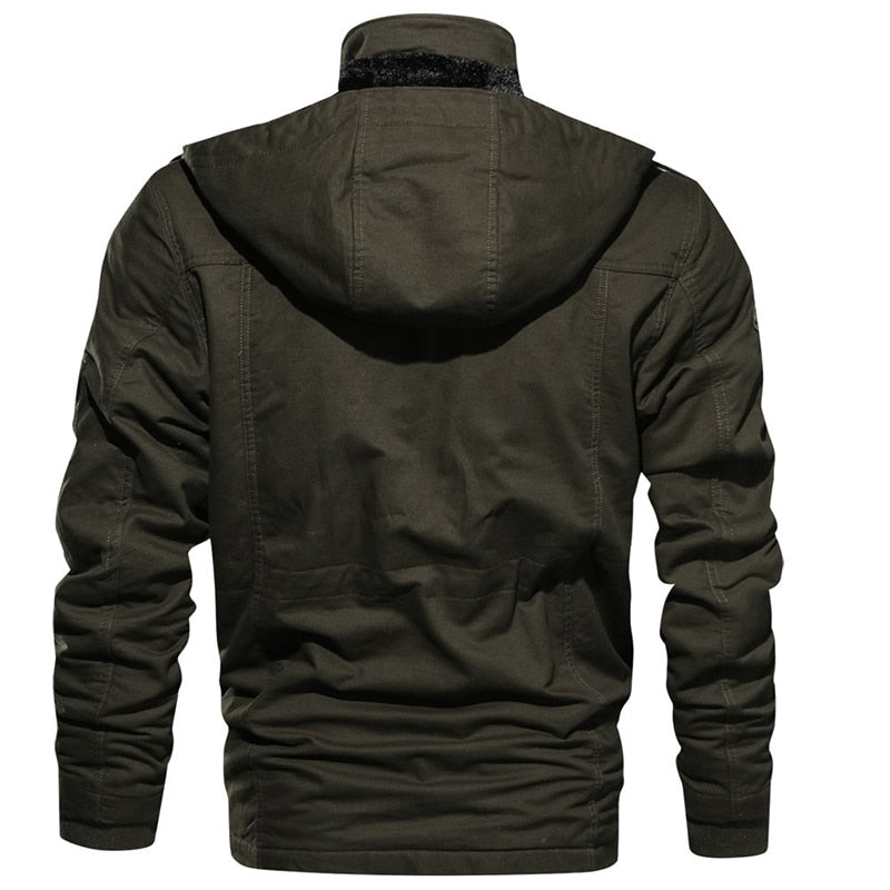 Hermann Elegante Kapuzen Jacke