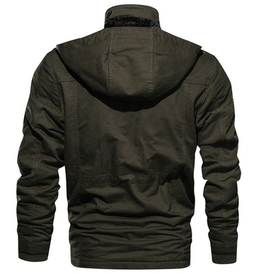 Hermann Elegante Kapuzen Jacke