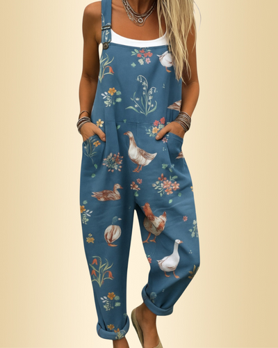 Melanie™ | Künstlerischer Overall-Jumpsuit