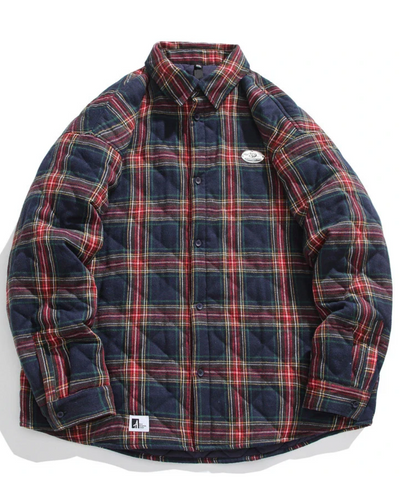 Vintage Baumwoll gepolsterte Jacke