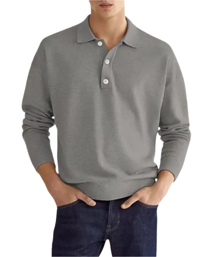 Eleganter Polo-Pullover