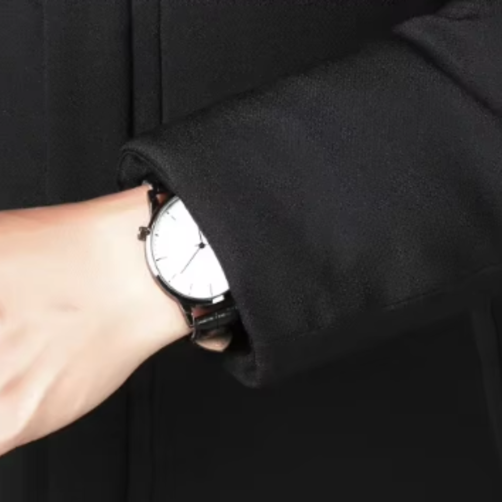 Eleganter langer Herrenmantel