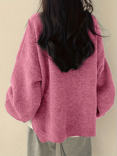 Pearline™ Pullover Mit Rundhalsausschnitt Und Langen Ärmeln