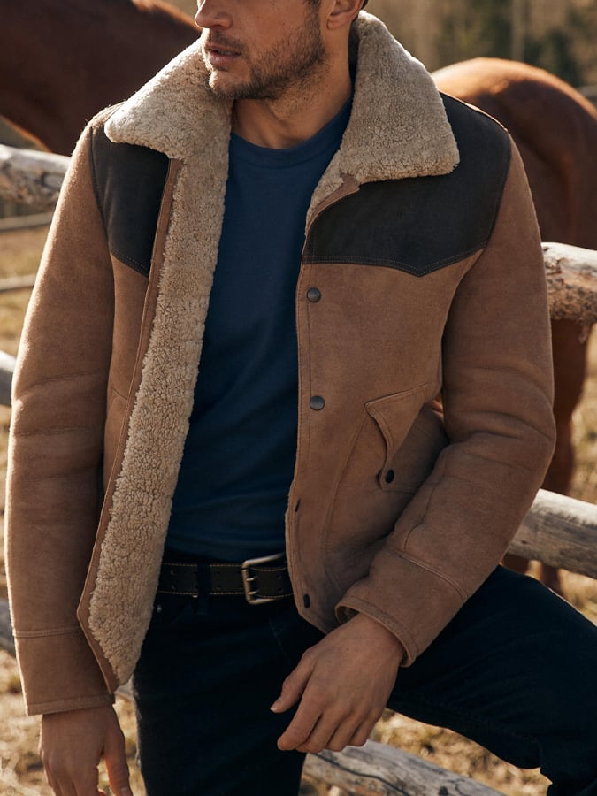 Cody | Herren Vintage Warme Westernjacke