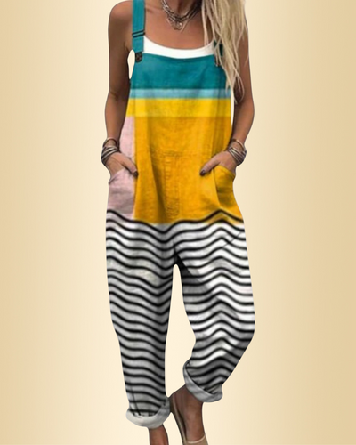 Irma™ | Künstlerischer Overall-Jumpsuit