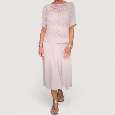 Claudia™ | Sommerkleid mit Strickoberteil