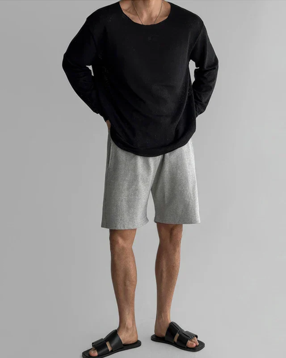 Alaric - T-Shirt Casual aus Strick