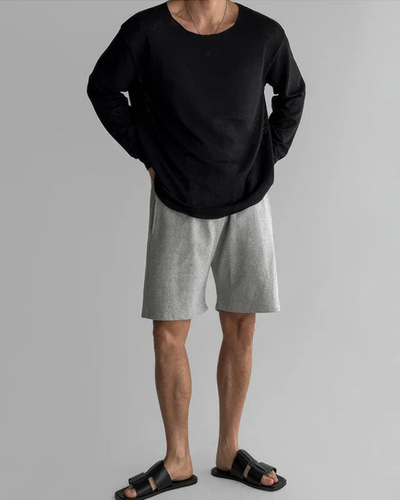 Alaric - T-Shirt Casual aus Strick