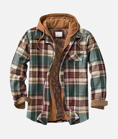 RICHARD Karierte Patchworkjacke