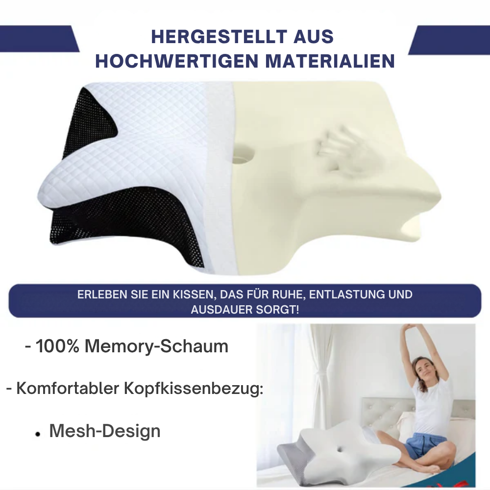 ErgoPillow - Ergonomische Stütze für die ganze Nacht