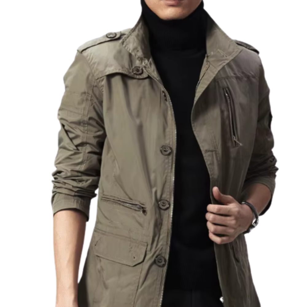 Elegante Winddichte Jacke