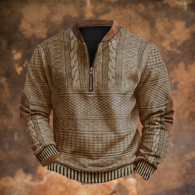 JONATHAN  – Strickpullover mit Reißverschlussdetail