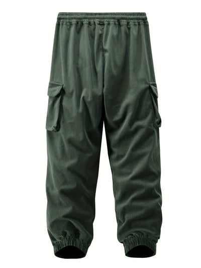 Genevieve - Jogginghose Aus Kord Mit Kordelzug Der Taille