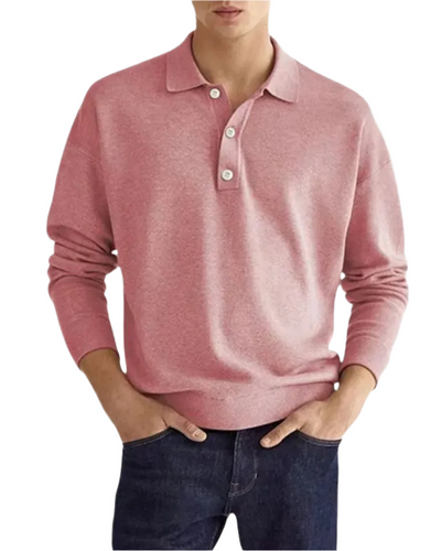 Eleganter Polo-Pullover