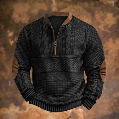 JONATHAN  – Strickpullover mit Reißverschlussdetail