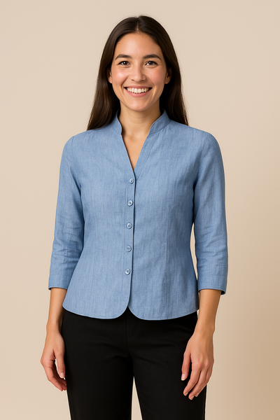 HERBERGER | Damen Blazer im Leinenstil leicht und sommerlich für Büro, Feste & Freizeit
