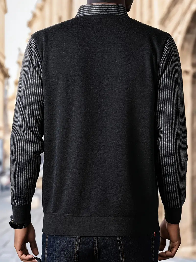 Leroy - Casual Pullover mit langen Ärmeln aus Strick