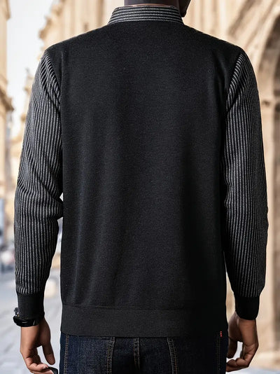 Leroy - Casual Pullover mit langen Ärmeln aus Strick