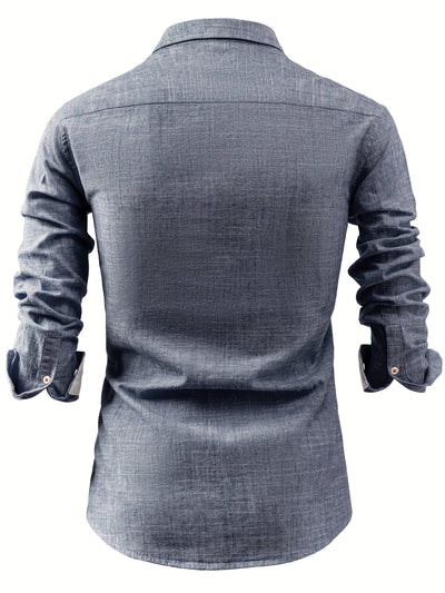 Nolan Langarmhemd Mit Knöpfen