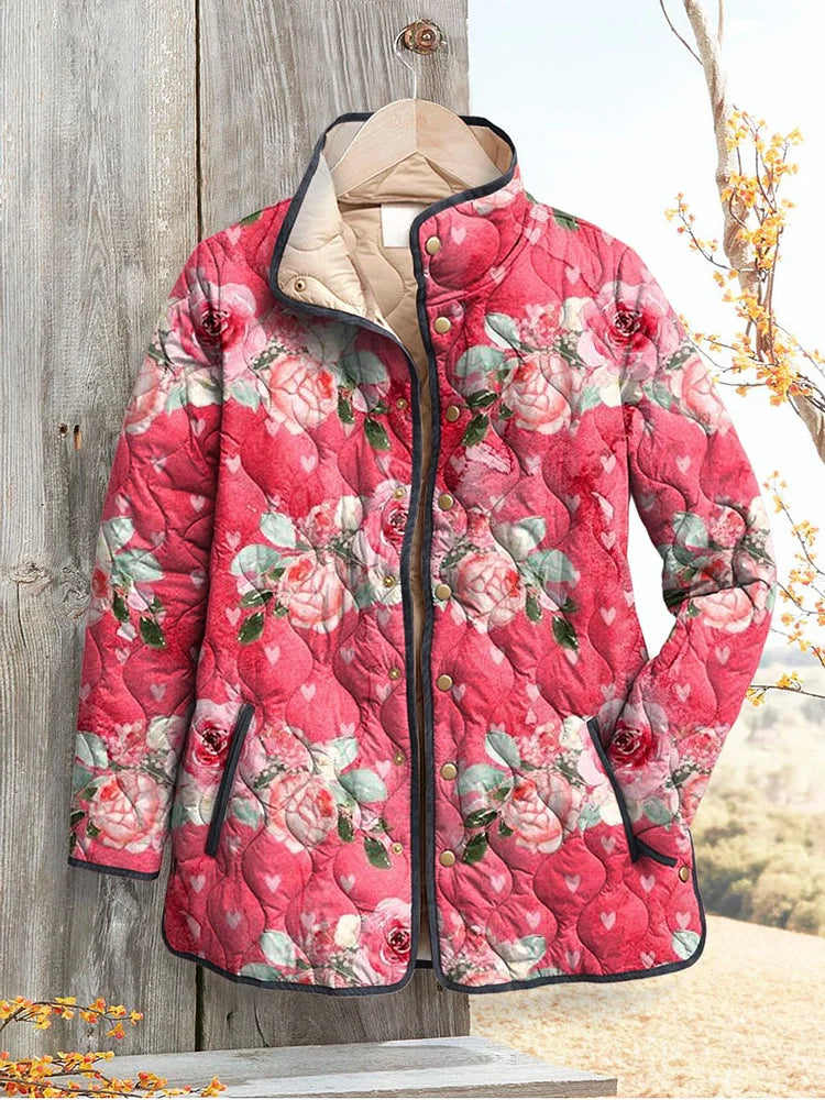 Rose - Elegante Steppjacke