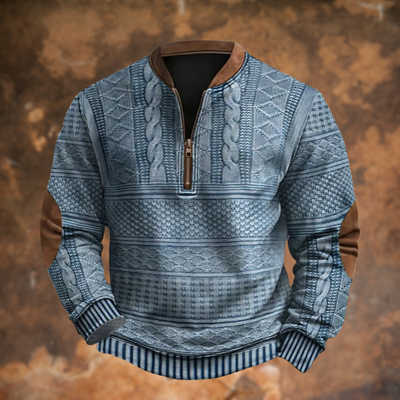 JONATHAN  – Strickpullover mit Reißverschlussdetail