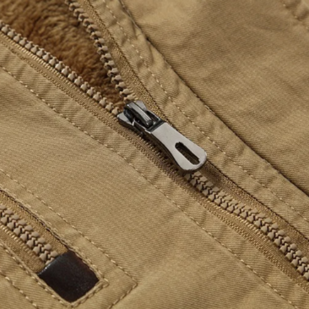 Elegante Baumwollgefütterte Winterjacke